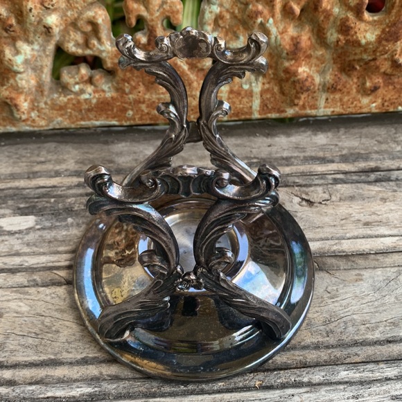 Vintage F.B. Rogers Silver Company Gravy Boat Stand - Picture 7 of 10